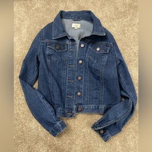 LOFT Women Denim Jacket Size S
